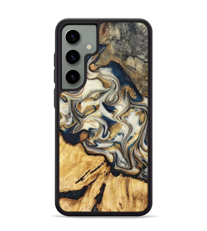 Galaxy S24 Plus Wood Phone Case - Zackery (Teal & Gold, 832358)