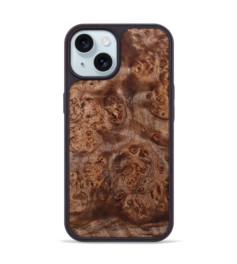 iPhone 15 Wood Phone Case - Sydnie (Wood Burl, 832360)