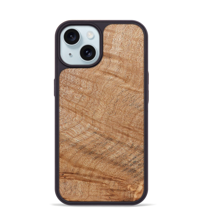 iPhone 15 Wood Phone Case - Zona (Wood Burl, 832361)