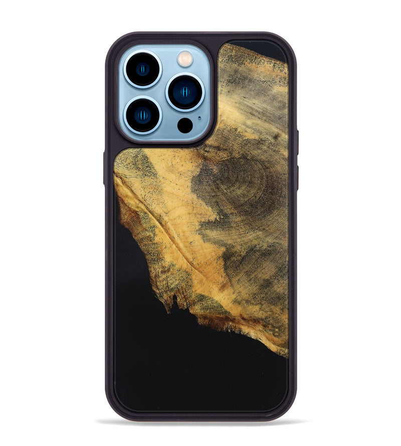 iPhone 14 Pro Max Wood Phone Case - Qiana (Wood Burl, 832363)