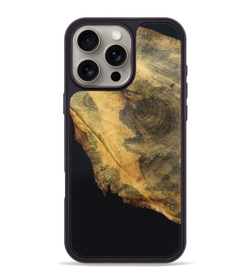 iPhone 16 Pro Max Wood Phone Case - Qiana (Wood Burl, 832363)