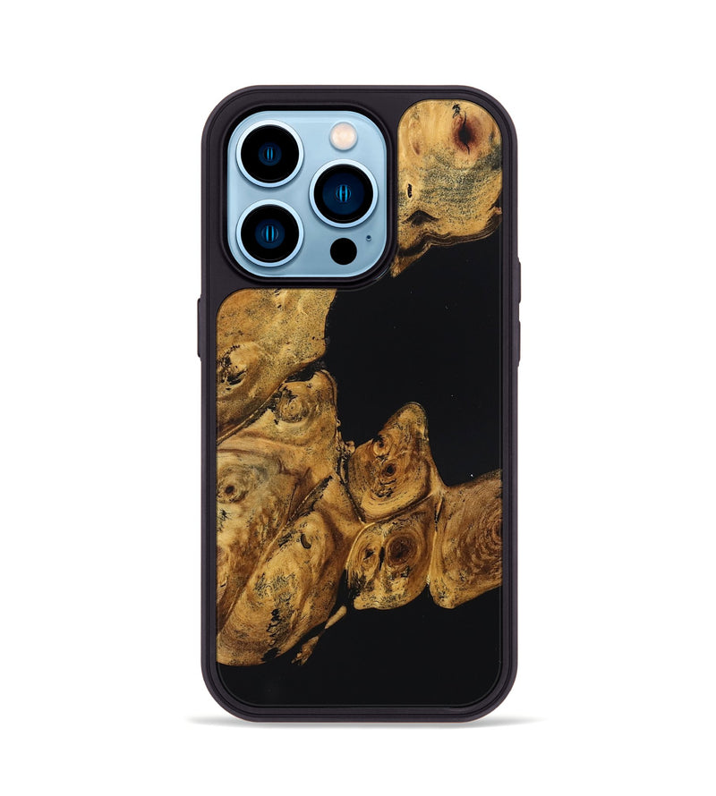 iPhone 14 Pro Wood Phone Case - Rosina (Wood Burl, 832364)