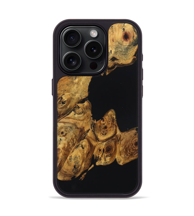 iPhone 15 Pro Wood Phone Case - Rosina (Wood Burl, 832364)