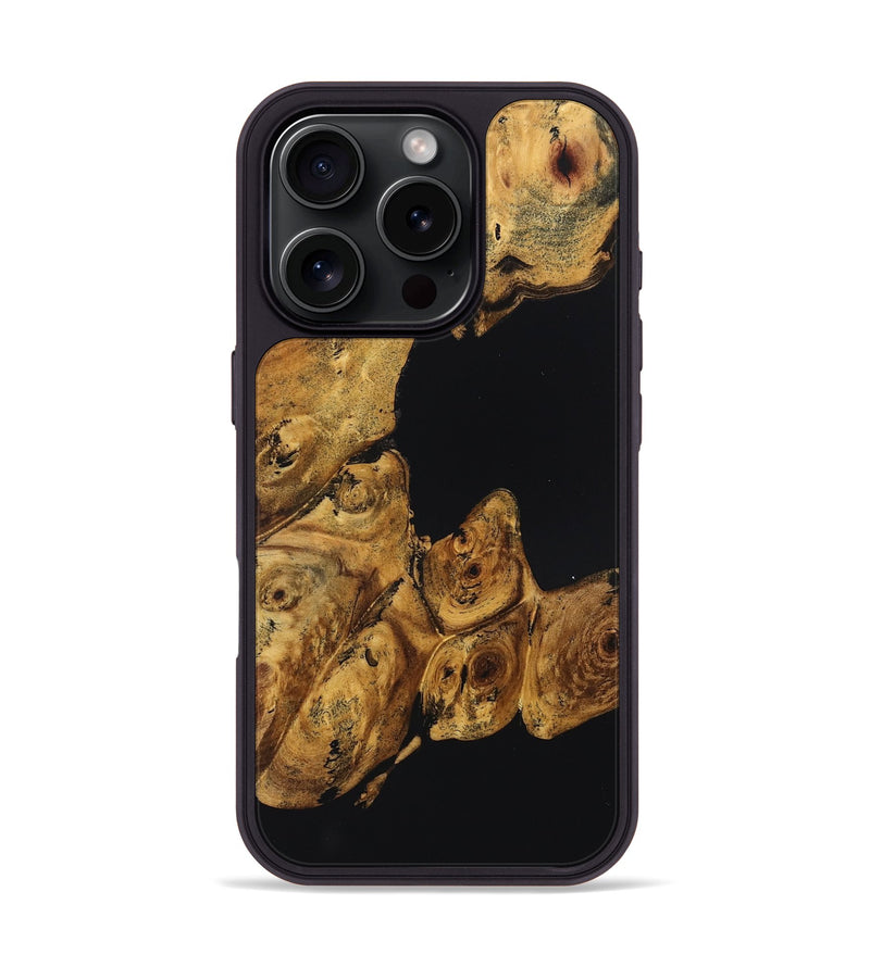 iPhone 16 Pro Wood Phone Case - Rosina (Wood Burl, 832364)