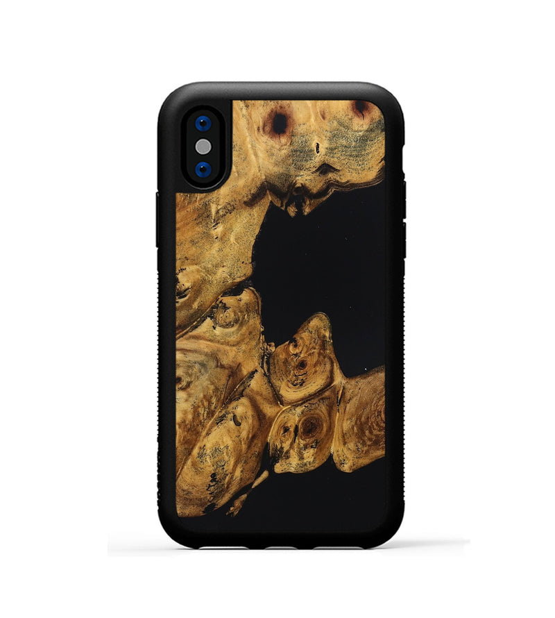 iPhone Xs Wood Phone Case - Rosina (Wood Burl, 832364)