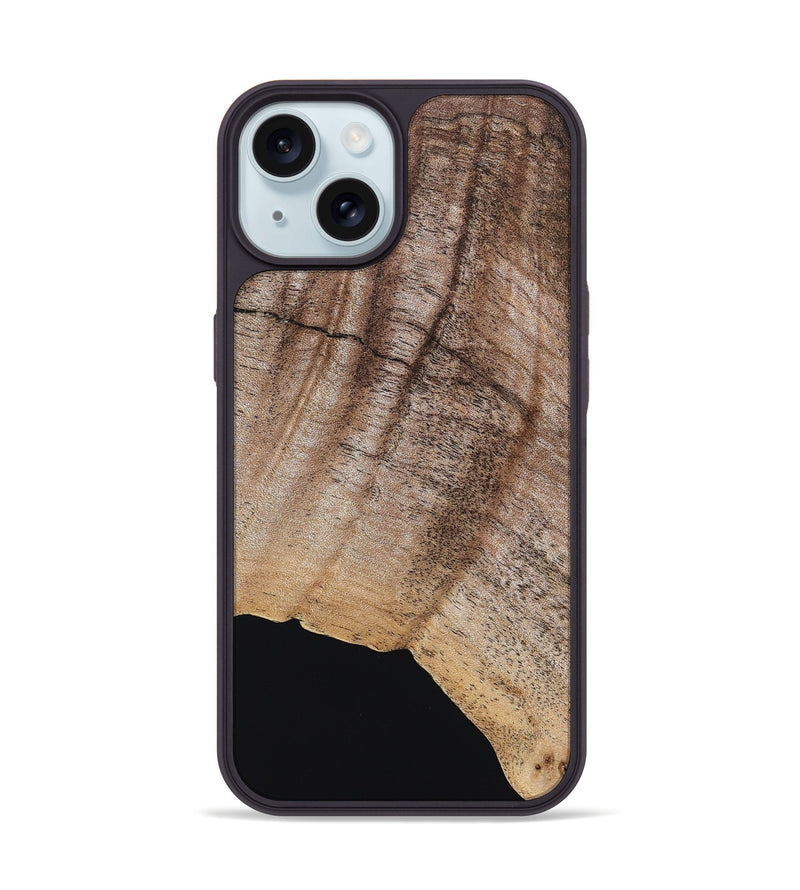 iPhone 15 Wood Phone Case - Jayleen (Wood Burl, 832365)