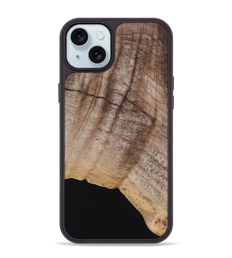 iPhone 15 Plus Wood Phone Case - Jayleen (Wood Burl, 832365)