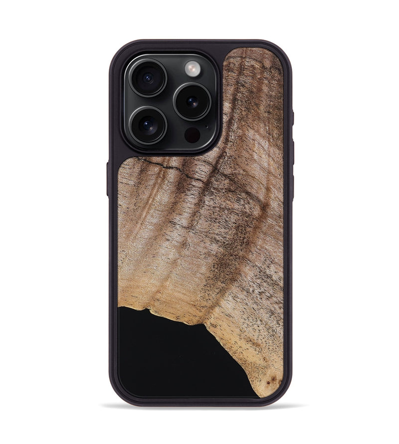 iPhone 15 Pro Wood Phone Case - Jayleen (Wood Burl, 832365)