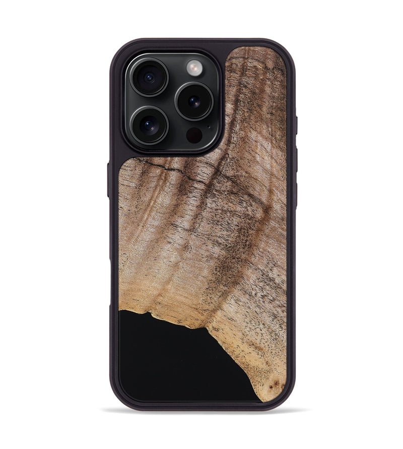 iPhone 16 Pro Wood Phone Case - Jayleen (Wood Burl, 832365)