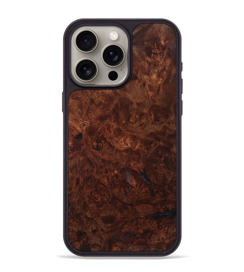 iPhone 15 Pro Max Wood Phone Case - Tim (Wood Burl, 832366)