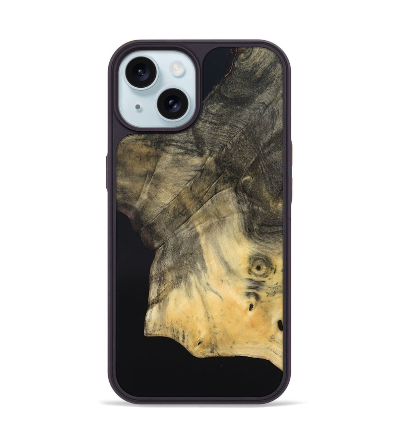iPhone 15 Wood Phone Case - Rory (Wood Burl, 832367)