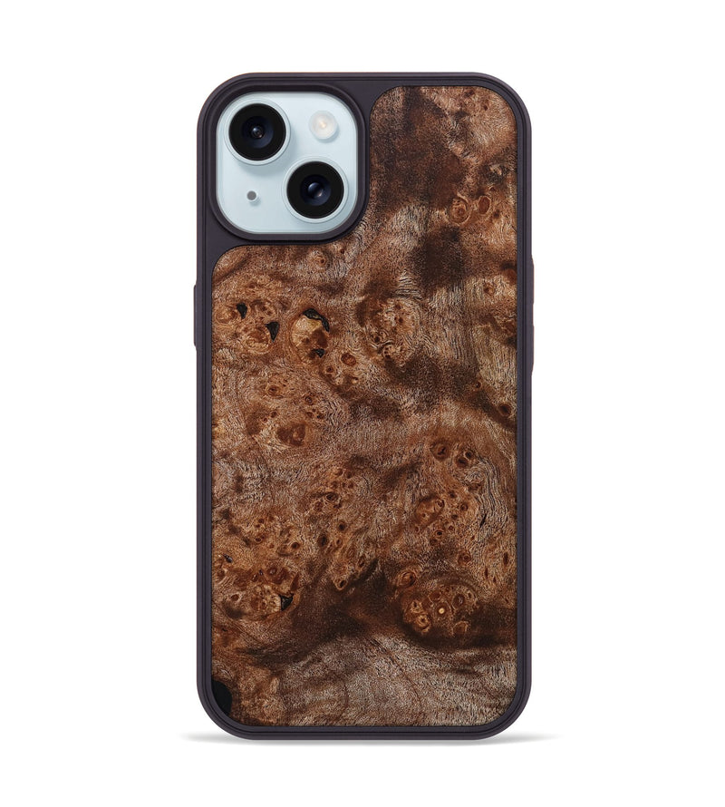 iPhone 15 Wood Phone Case - Anissa (Wood Burl, 832368)