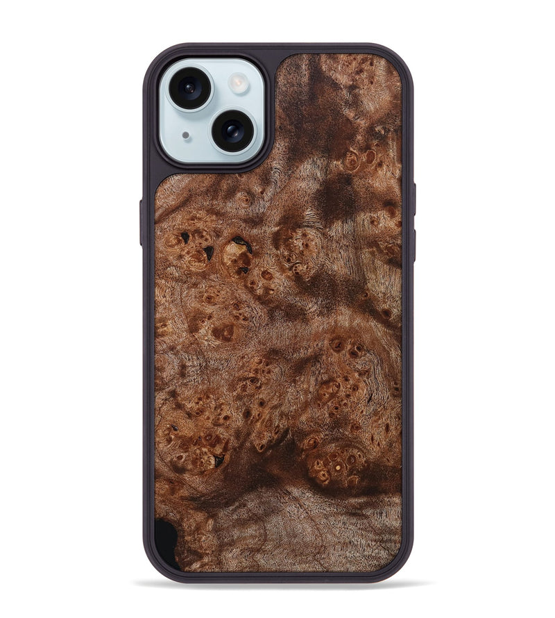 iPhone 15 Plus Wood Phone Case - Anissa (Wood Burl, 832368)