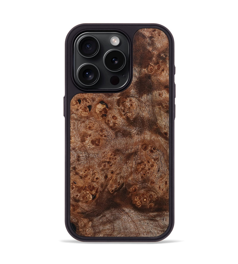 iPhone 15 Pro Wood Phone Case - Anissa (Wood Burl, 832368)