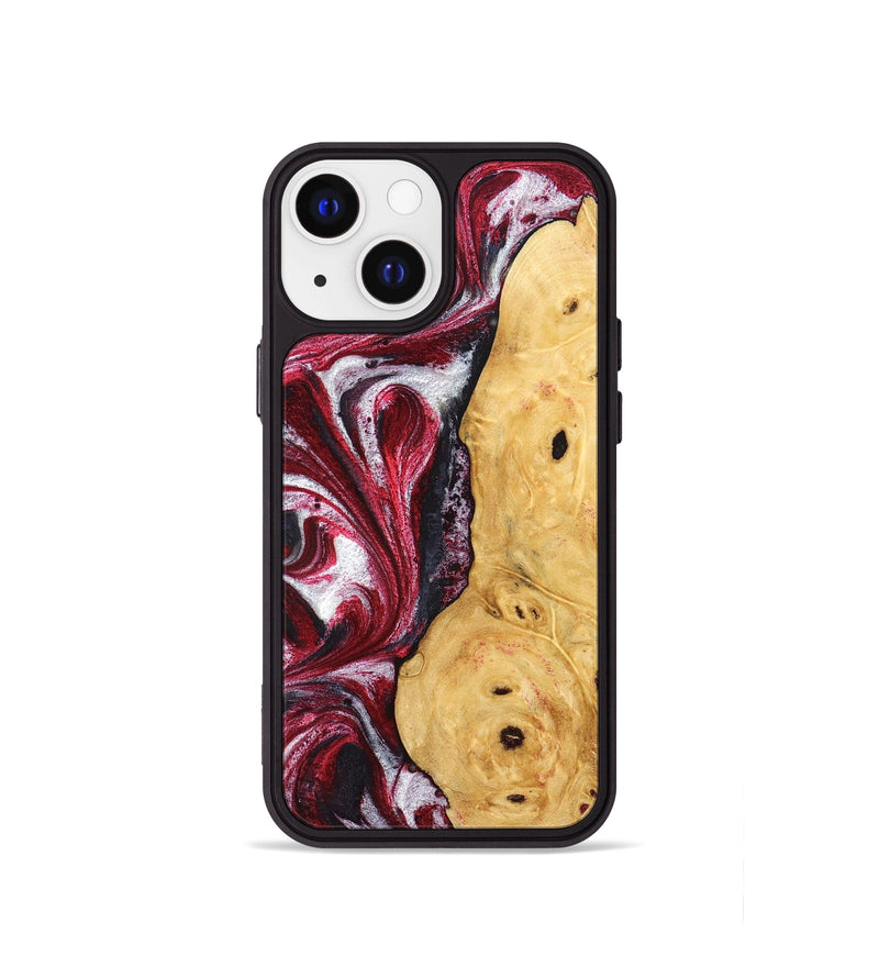 iPhone 13 mini Wood Phone Case - Gavyn (Red, 832370)