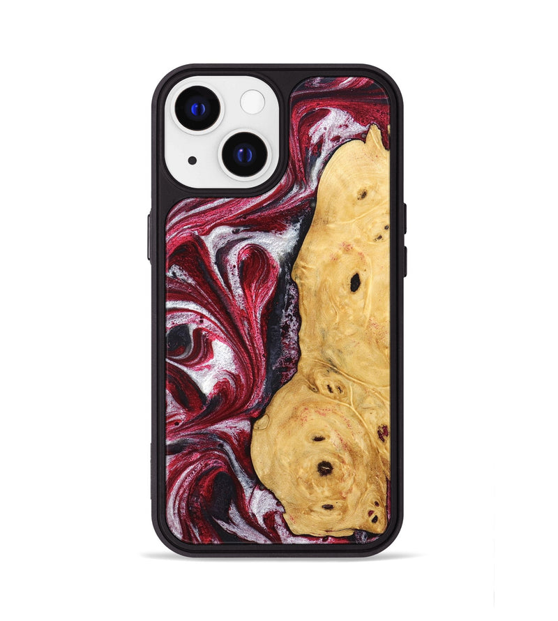 iPhone 13 Wood Phone Case - Gavyn (Red, 832370)