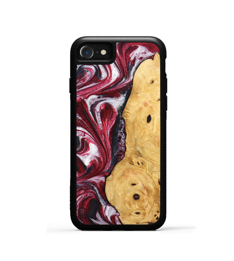 iPhone SE Wood Phone Case - Gavyn (Red, 832370)