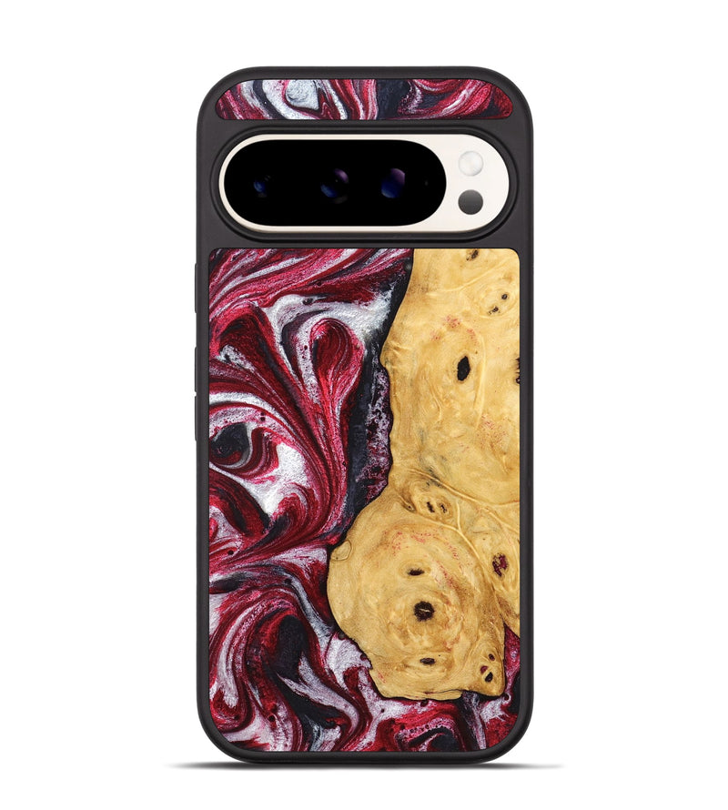 Pixel 9 Pro Wood Phone Case - Gavyn (Red, 832370)