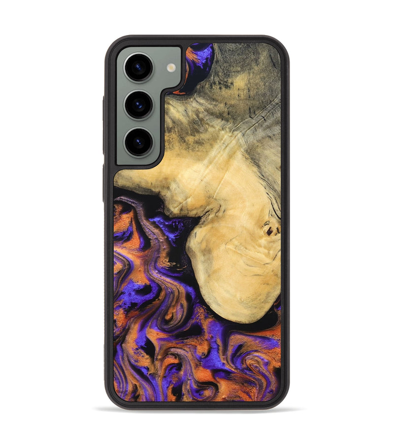 Galaxy S23 Plus Wood Phone Case - Ocean (Purple, 832372)