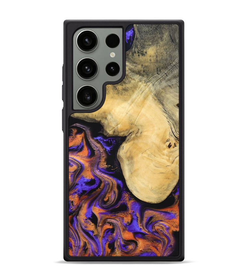Galaxy S24 Ultra Wood Phone Case - Ocean (Purple, 832372)