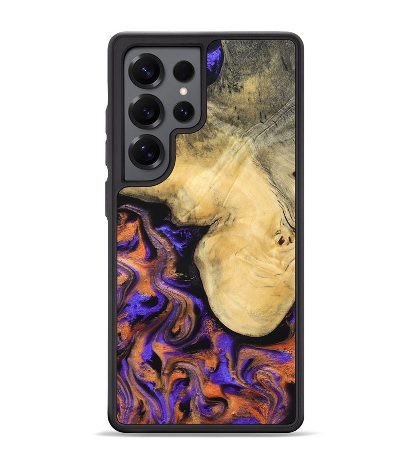 Galaxy S25 Ultra Wood Phone Case - Ocean (Purple, 832372)