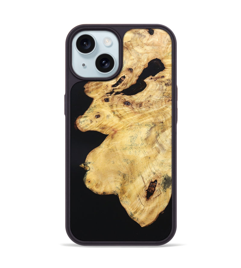 iPhone 15 Wood Phone Case - Rayne (Wood Burl, 832373)
