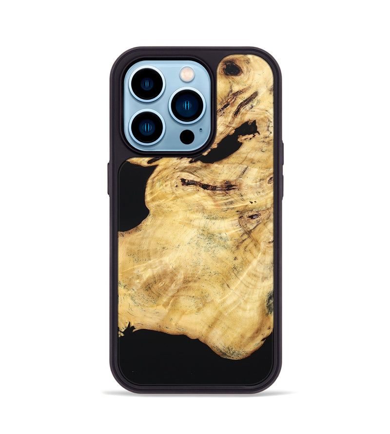iPhone 14 Pro Wood Phone Case - Gussie (Wood Burl, 832376)