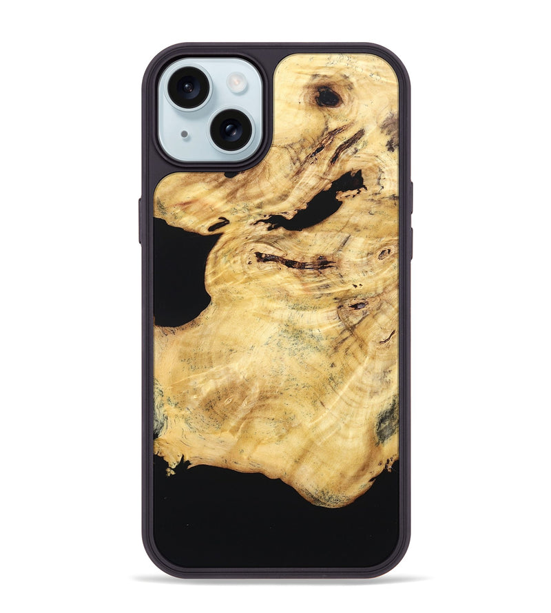 iPhone 15 Plus Wood Phone Case - Gussie (Wood Burl, 832376)