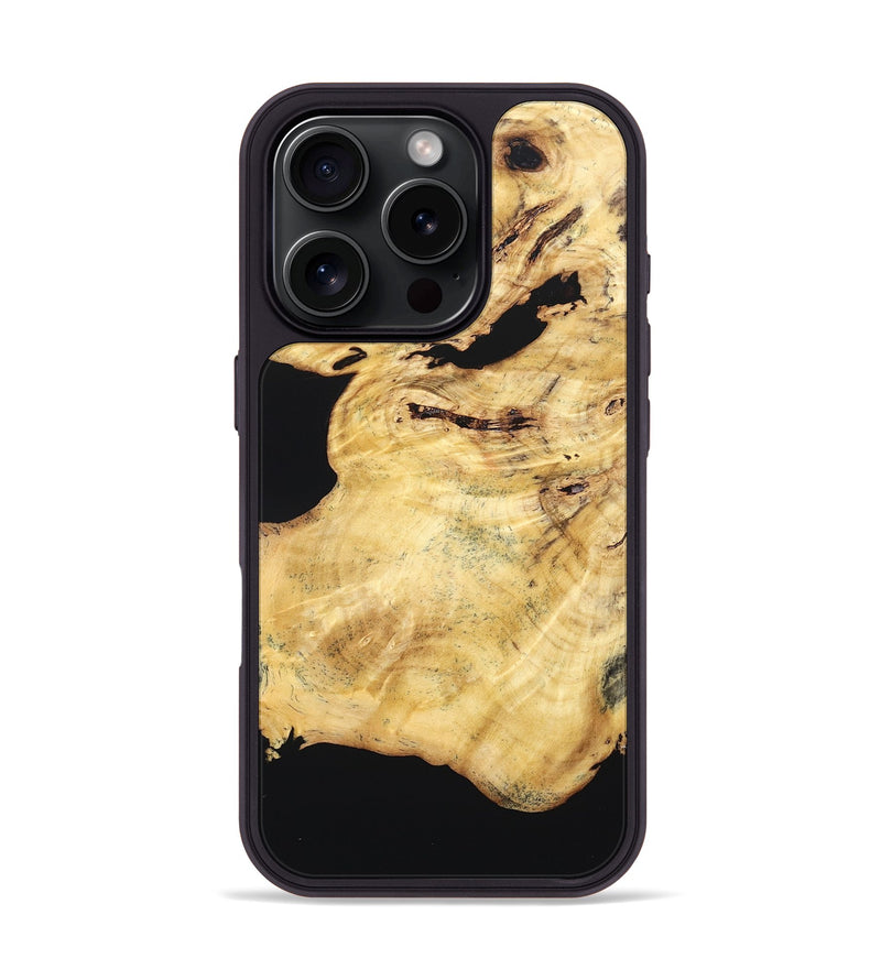 iPhone 16 Pro Wood Phone Case - Gussie (Wood Burl, 832376)