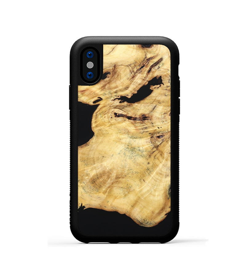 iPhone Xs Wood Phone Case - Gussie (Wood Burl, 832376)