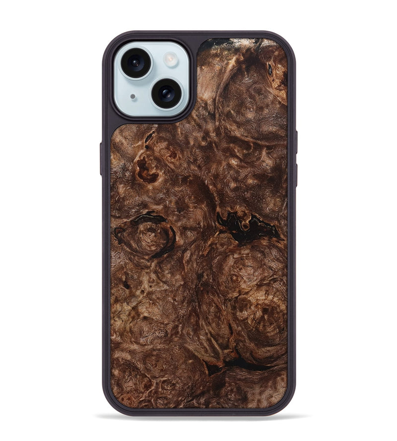 iPhone 15 Plus Wood Phone Case - Kisha (Wood Burl, 832377)
