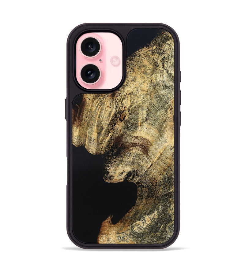iPhone 16 Wood Phone Case - Maria (Wood Burl, 832378)