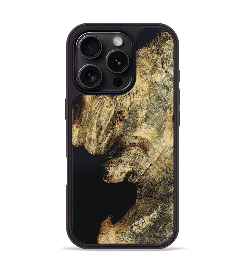 iPhone 16 Pro Wood Phone Case - Maria (Wood Burl, 832378)