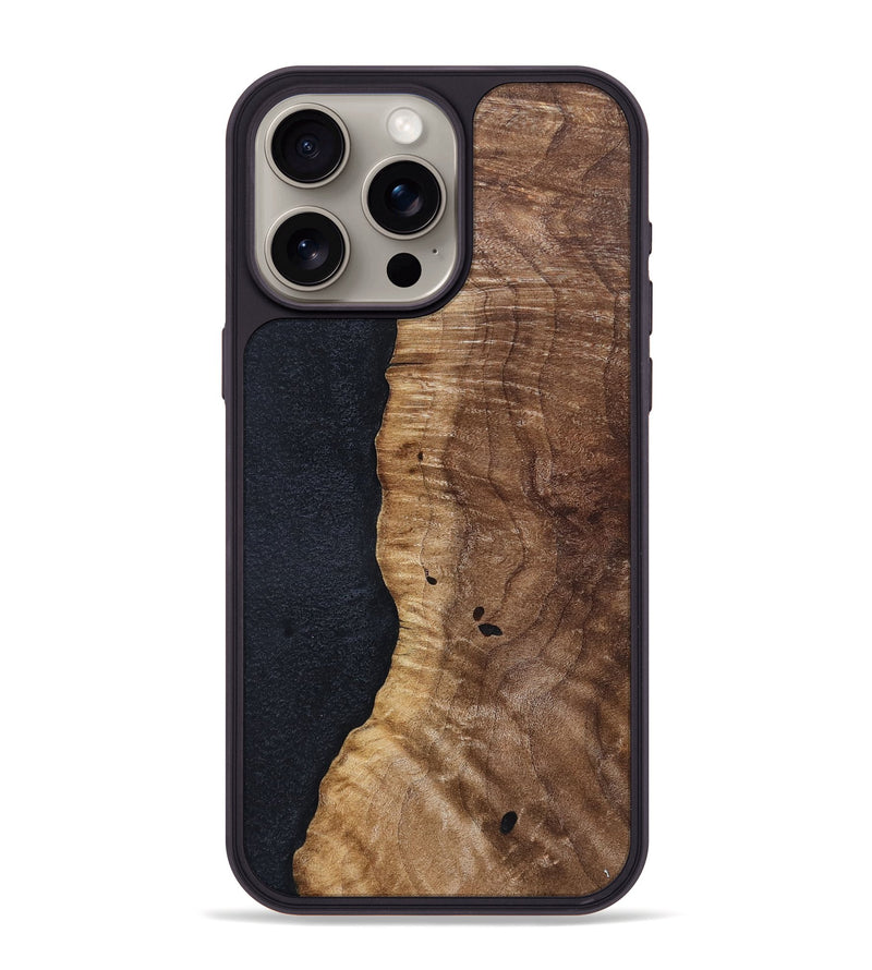 iPhone 15 Pro Max Wood Phone Case - Kellie (Wood Burl, 832379)