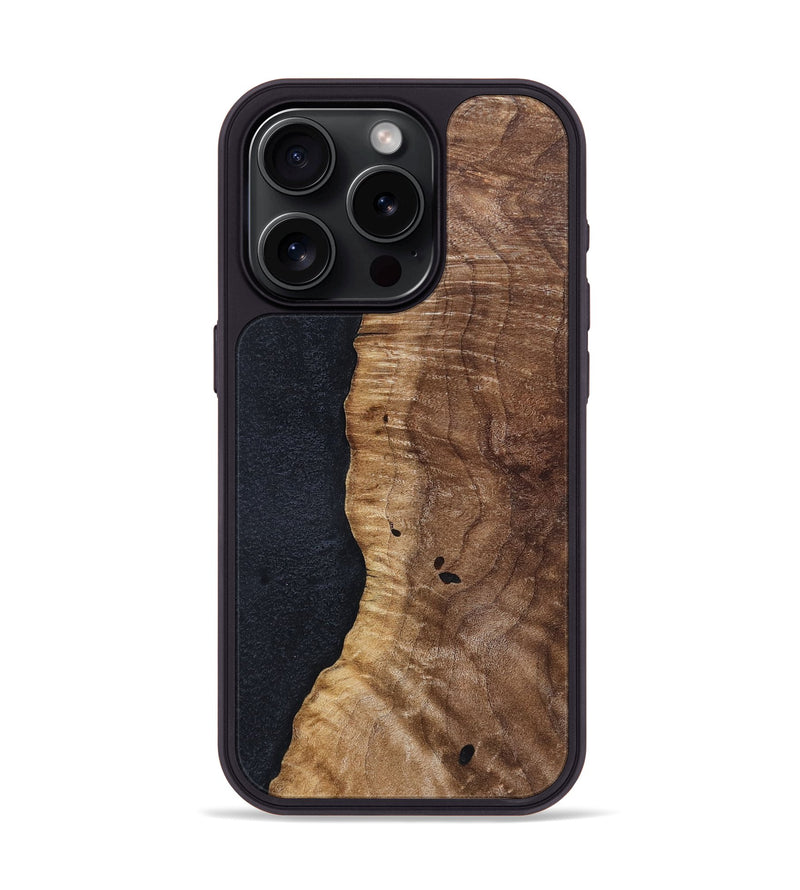 iPhone 15 Pro Wood Phone Case - Kellie (Wood Burl, 832379)