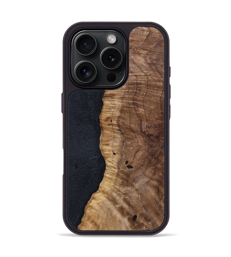 iPhone 16 Pro Wood Phone Case - Kellie (Wood Burl, 832379)