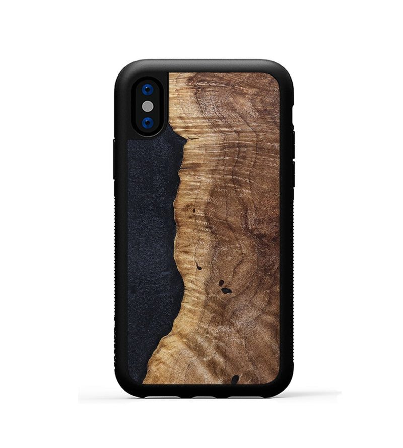 iPhone Xs Wood Phone Case - Kellie (Wood Burl, 832379)