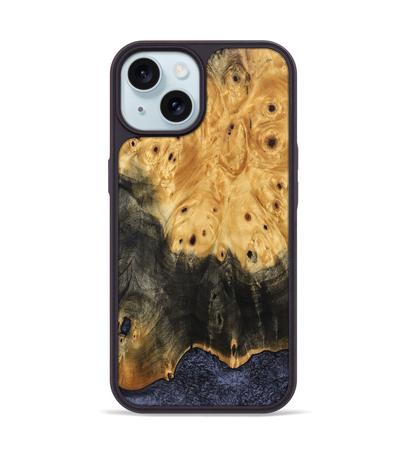 iPhone 15 Wood Phone Case - Chynna (Wood Burl, 832380)