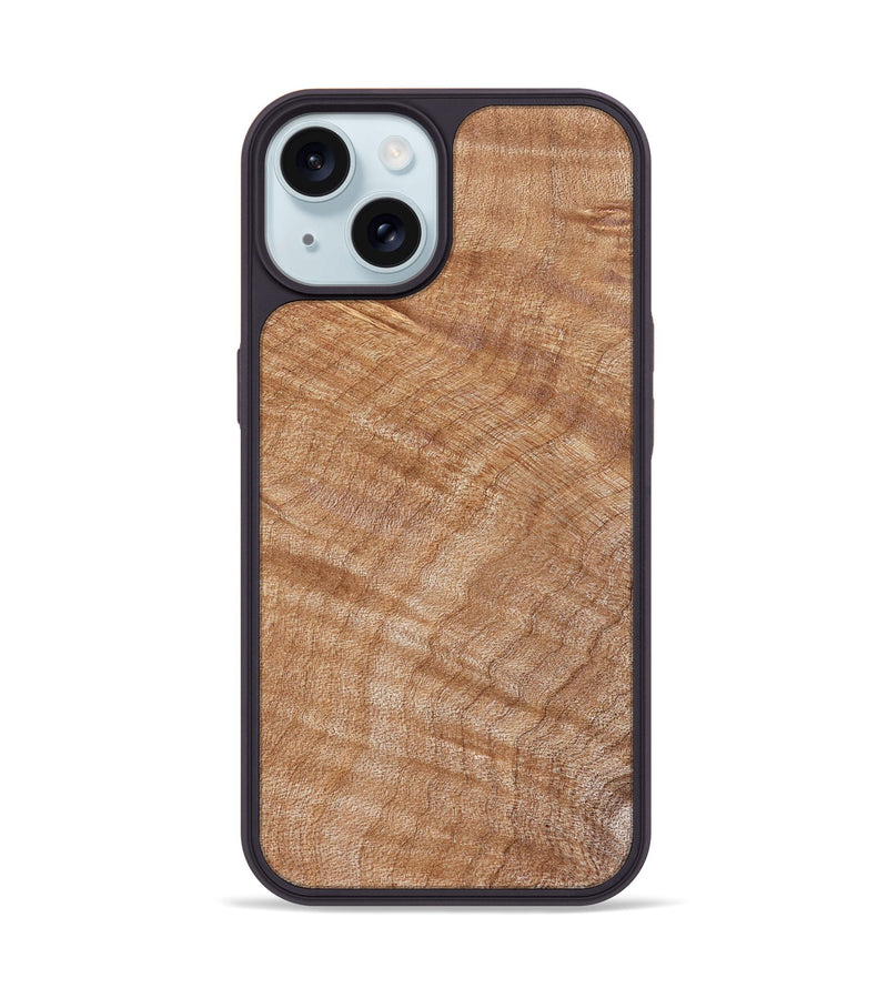 iPhone 15 Wood Phone Case - Adelina (Wood Burl, 832381)