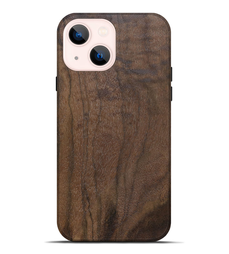 iPhone 14 Plus Wood Live Edge Phone Case - Teri (Solid Wood, 832400)