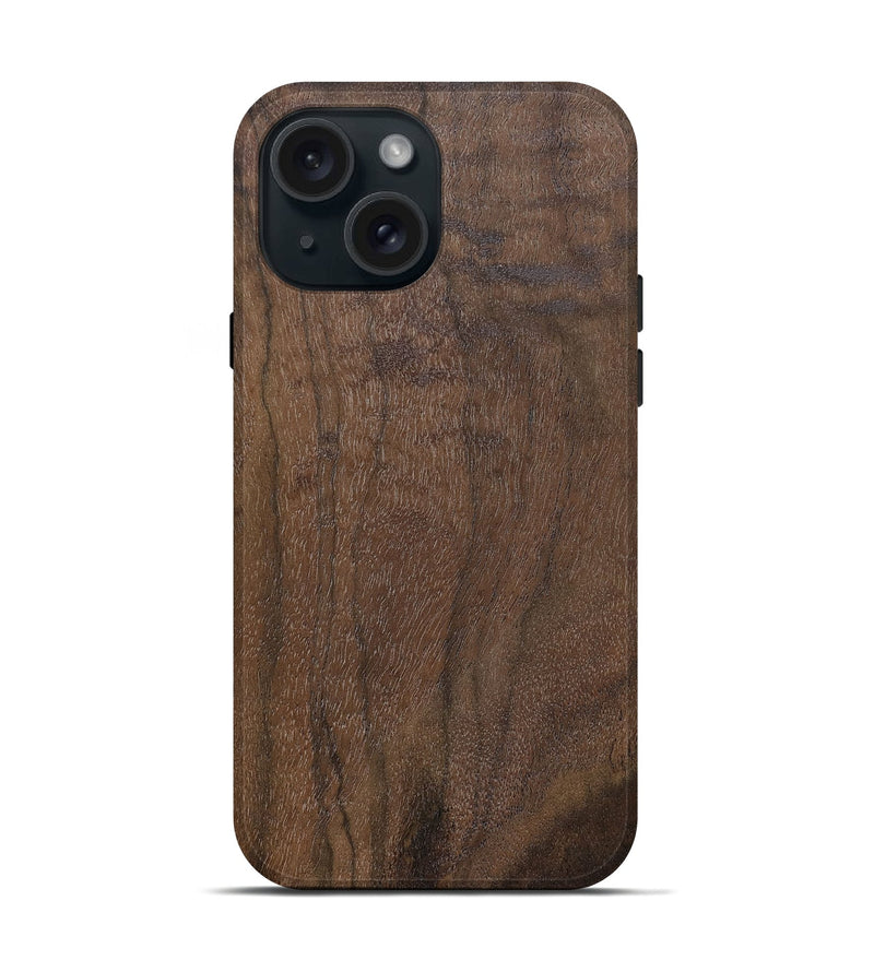 iPhone 15 Wood Live Edge Phone Case - Teri (Solid Wood, 832400)
