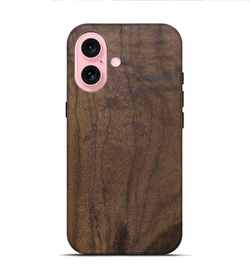 iPhone 16 Wood Live Edge Phone Case - Teri (Solid Wood, 832400)