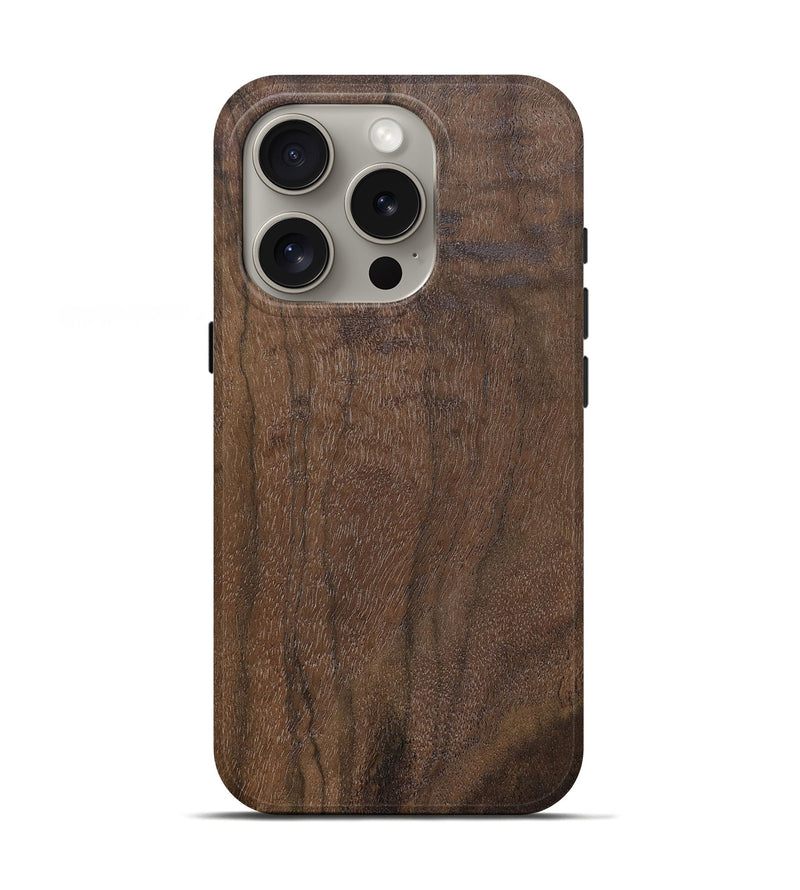 iPhone 16 Pro Wood Live Edge Phone Case - Teri (Solid Wood, 832400)
