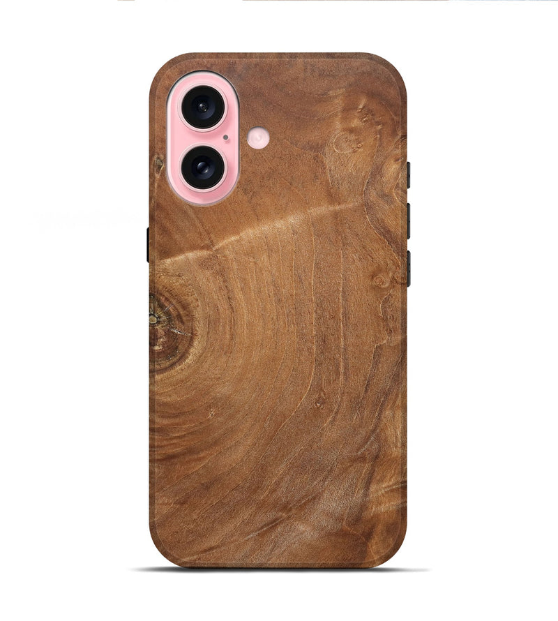 iPhone 16 Wood Live Edge Phone Case - Jaydin (Solid Wood, 832401)