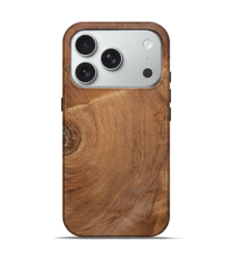 iPhone 18 Pro Wood Live Edge Phone Case - Jaydin (Solid Wood, 832401)