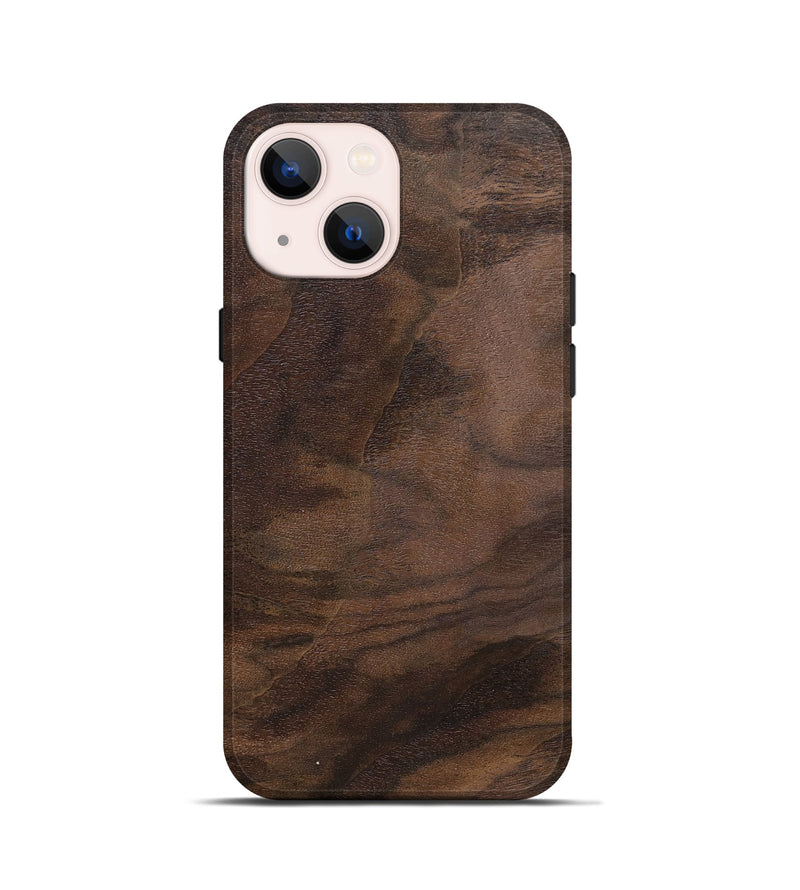 iPhone 13 mini Wood Live Edge Phone Case - Kathi (Solid Wood, 832402)