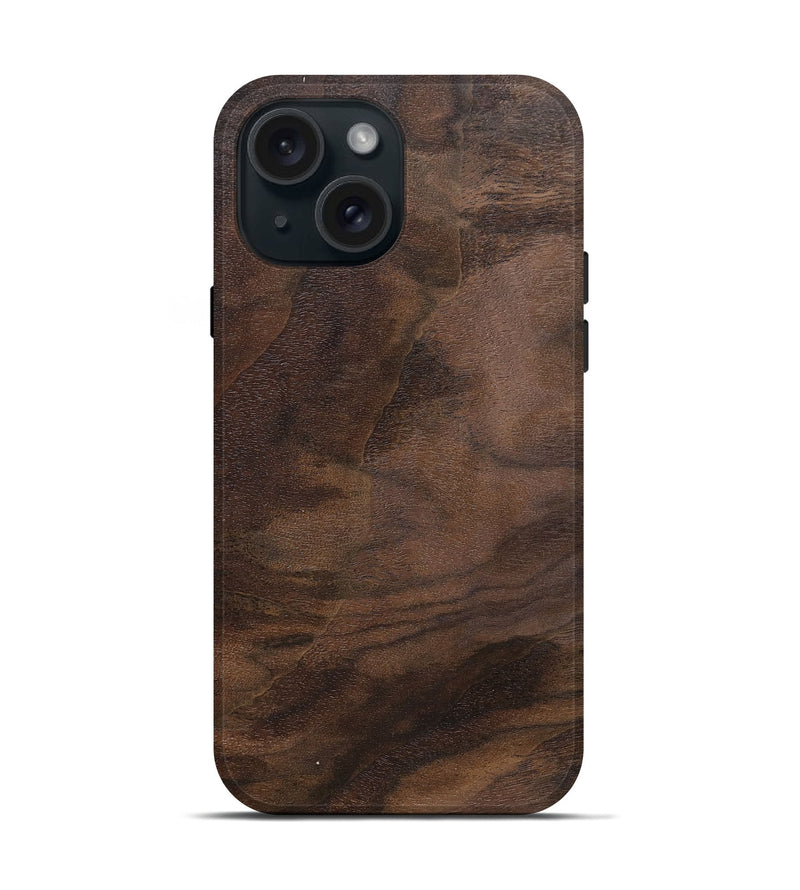 iPhone 15 Wood Live Edge Phone Case - Kathi (Solid Wood, 832402)