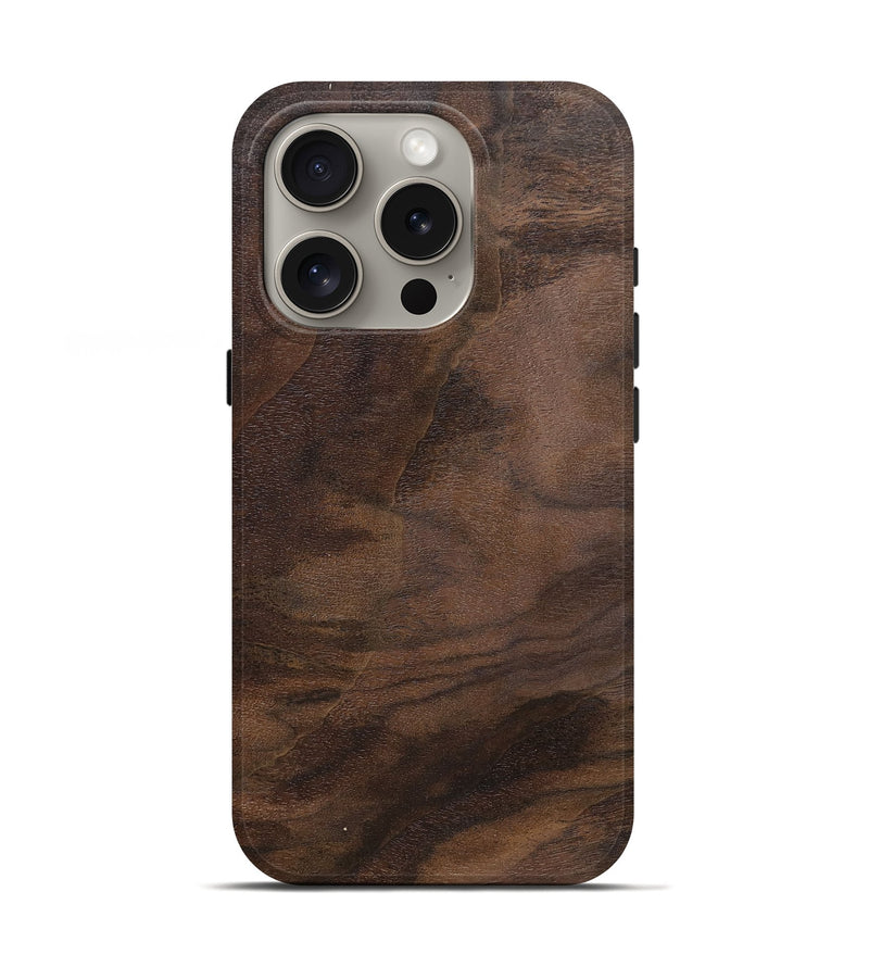 iPhone 16 Pro Wood Live Edge Phone Case - Kathi (Solid Wood, 832402)