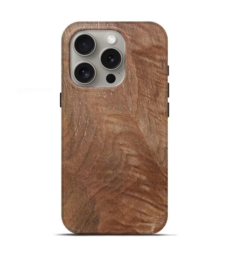 iPhone 16 Pro Wood Live Edge Phone Case - Elian (Solid Wood, 832405)