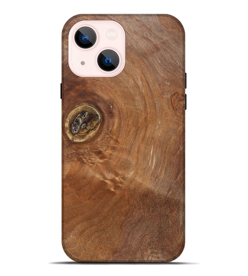 iPhone 14 Plus Wood Live Edge Phone Case - Eda (Solid Wood, 832408)